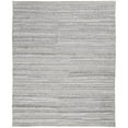thumbnail image 1 of Feizy Alden Transitional Stripes, Ivory/Taupe, 2' x 3' Accent Rug Stain Fade Resistant Handmade Casual Solid Floor Rug for Living room Bedroom, 1 of 8