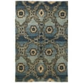 thumbnail image 1 of Feizy Amzad Transitional Ikat, Blue/Gray/Tan, 8'6" x 11'6" Area Rug Easy Care Stain Resistant Pet & Kid Friendly Craftsman Floral & Botanical Floor Rug for Living room Bedroom, 1 of 9