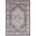 thumbnail image 1 of Feizy Armant Traditional Medallion, Purple/Gray/Ivory, 6'7" x 9'6" Area Rug Stain Resistant Water Resistant Fade Resistant Classic Bordered Design Carpet for Living Dining Bed Room, 1 of 6