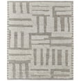 thumbnail image 1 of Feizy Ashby Transitional Geometric, Gray/Ivory, 7'9" x 9'9" Area Rug Easy Care Stain Resistant Pet & Kid Friendly Farmhouse Floor Rug for Living room Bedroom, 1 of 8