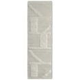 thumbnail image 1 of Feizy Ashby Transitional Geometric, Tan/Ivory, 2'6" x 10' Runner Easy Care Stain Resistant Pet & Kid Friendly Farmhouse Solid Floor Rug for Living room Bedroom, 1 of 8