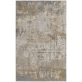 thumbnail image 1 of Feizy Aura Modern Abstract, Ivory/Brown/Gray, 5' x 8' Area Rug Easy Care Stain Resistant Fade Resistant Luxury & Glam Distressed Floor Rug for Living room Bedroom, 1 of 10