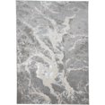 thumbnail image 1 of Feizy Azure Modern Abstract, Silver/Gray/Ivory, 13' x 20' Area Rug Easy Care Stain Resistant Fade Resistant Industrial Watercolor Floor Rug for Living room Bedroom, 1 of 7