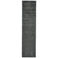 thumbnail image 1 of Feizy Batisse Modern Solid, Gray/Black, 2'6" x 10' Runner Sheen Handmade Luxury & Glam Design Carpet for Living Dining Bed Room, 1 of 5