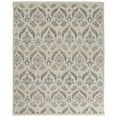 thumbnail image 1 of Feizy Beall Traditional Oriental, Ivory/Gray/Blue, 2' x 3' Accent Rug Easy Care Fade Resistant Stain Resistant Casual Floral & Botanical Floor Rug for Living room Bedroom, 1 of 7