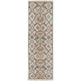 thumbnail image 1 of Feizy Beall Traditional Oriental, Ivory/Gray/Taupe, 2'6" x 8' Runner Easy Care Fade Resistant Stain Resistant Bohemian & Eclectic Ikat Floor Rug for Living room Bedroom, 1 of 7