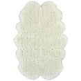 thumbnail image 1 of Feizy Beckley Transitional Solid, Ivory/White, 4' x 6' Shaped Shaped Rug Stain Resistant Casual Design Carpet for Living Dining Bed Room, 1 of 5