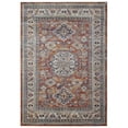 thumbnail image 1 of Feizy Bellini Transitional Medallion, Red/Orange/Ivory, 5'3" x 7'6" Area Rug Easy Care Stain Resistant Fade Resistant Casual Distressed Floor Rug for Living room Bedroom, 1 of 9