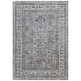 thumbnail image 1 of Feizy Bellini Transitional Medallion, Taupe/Gray/Blue, 7'10" x 10'10" Area Rug Easy Care Stain Resistant Fade Resistant Casual Distressed Floor Rug for Living room Bedroom, 1 of 9