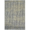 thumbnail image 1 of Feizy Bleecker Modern Chevron, Gray/Yellow/White, 6'7" x 9'6" Area Rug Easy Care Stain Resistant Fade Resistant Bohemian & Eclectic Abstract Design Carpet for Living Dining Bed Room, 1 of 5