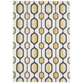 thumbnail image 1 of Feizy Brixton Modern Geometric, Ivory/Yellow/Blue, 8' x 11' Area Rug Easy Care Stain Resistant Fade Resistant Bohemian & Eclectic Abstract Design Carpet for Living Dining Bed Room, 1 of 4