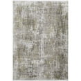thumbnail image 1 of Feizy Cadiz Modern Abstract, Green/Gray/Ivory, 4' 10" x 7' 10" Area Rug, Sheen, Area Rug for Living Room and Bedroom, 1 of 8