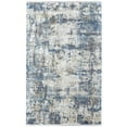 thumbnail image 1 of Feizy Cadiz Modern Abstract, Ivory/Tan/Blue, 7'9" x 11' Area Rug Sheen Industrial Watercolor Floor Rug for Living room Bedroom, 1 of 9