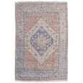 thumbnail image 1 of Feizy Caldwell Transitional Distressed, Ivory/Blue/Red, 3'6" x 5'6" Accent Rug Handmade Sheen Bohemian & Eclectic Medallion Floor Rug for Living room Bedroom, 1 of 9