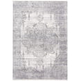 thumbnail image 1 of Feizy Cecily Transitional Medallion, Gray/Ivory/Taupe, 8' x 8' Square Rug Sheen Vintage Distressed Design Carpet for Living Dining Bed Room, 1 of 9