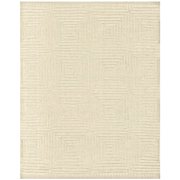 Feizy Channels Modern Geometric, Ivory, 2 x 3 Accent Rug, Stain Fade Resistant Easy Care, Area Rug for Living Room and Bedroom