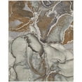 thumbnail image 1 of Feizy Clio Modern Abstract, Gray/Brown, 5' x 7'6" Area Rug Easy Care Stain Resistant Fade Resistant Industrial Watercolor Floor Rug for Living room Bedroom, 1 of 8