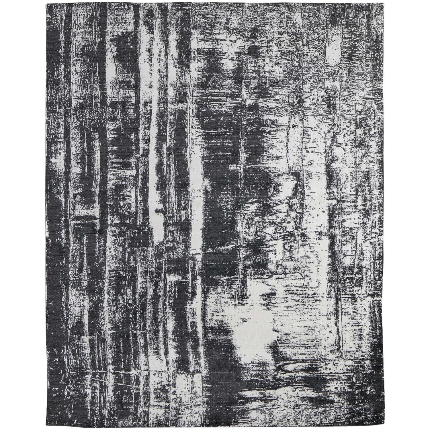 Feizy Coda Modern Abstract, Black/White, 3'6