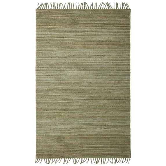 Feizy Crestwood Transitional Solid, Green/Brown, 8' x 10' Area Rug Handmade Natural Floor Rug for Living room Bedroom