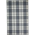 thumbnail image 1 of Feizy Crosby Transitional Plaid, Ivory/Blue/Black, 3'6" x 5'6" Accent Rug Easy Care Fade Resistant Stain Resistant Rustic Floor Rug for Living room Bedroom, 1 of 8