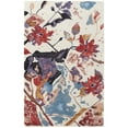 thumbnail image 1 of Feizy Dafney Transitional Floral & Botanical, Red/Blue/Purple, 8' x 10' Area Rug Sheen Fade Resistant Easy Care Shabby Chic Watercolor Floor Rug for Living room Bedroom, 1 of 8