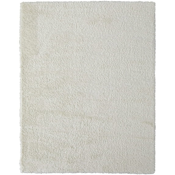 Feizy Darian Modern Solid, White, 9' x 12' Area Rug Stain Fade Resistant Pet & Kid Friendly Casual Floor Rug for Living room Bedroom