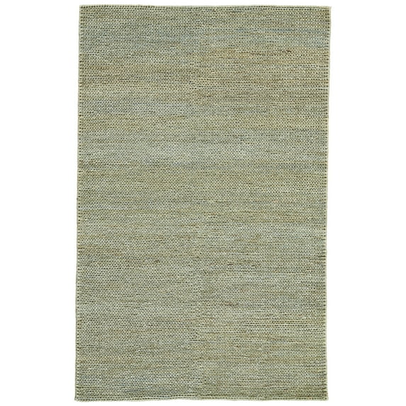 Feizy Durham Modern Solid, Green, 5' x 8' Area Rug Handmade Reversible Casual Floor Rug for Living room Bedroom