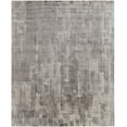 thumbnail image 1 of Feizy Eastfield Modern Abstract, Gray/Ivory, 1'6" x 1'6" Swatch Sheen Handmade Casual Distressed Design Carpet for Living Dining Bed Room, 1 of 8