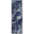 thumbnail image 1 of Feizy Edgemont Modern Abstract, Blue/Purple/Ivory, 2'8" x 10' Runner Easy Care Stain Resistant Fade Resistant Casual Watercolor Floor Rug for Living room Bedroom, 1 of 8