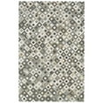 thumbnail image 1 of Feizy Estelle Transitional Animal Print, White/Black/Gray, 6' x 9' Area Rug Easy Care Kid Friendly Sheen Farmhouse Patchwork Floor Rug for Living room Bedroom, 1 of 5
