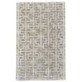 thumbnail image 1 of Feizy Fannin Transitional Geometric, Gray/Ivory/Brown, 8' x 11' Area Rug Fade Resistant Sheen Mid-Century Modern Design Carpet for Living Dining Bed Room, 1 of 4
