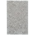 thumbnail image 1 of Feizy Fannin Transitional Geometric, Gray/Taupe/Ivory, 5' x 8' Area Rug Fade Resistant Sheen Mid-Century Modern Diamond Design Carpet for Living Dining Bed Room, 1 of 4