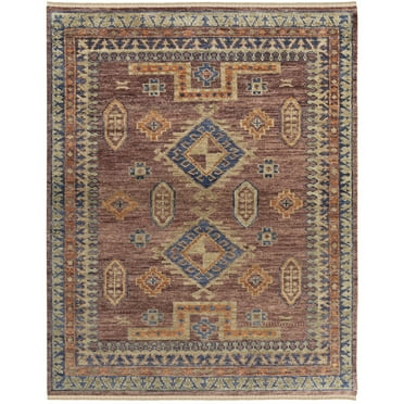 Feizy Fillmore Traditional Geometric, Red/Green/Blue, 2' x 3' Accent Rug Easy Care Stain Resistant Pet & Kid Friendly Bohemian & Eclectic Diamond Floor Rug for Living room Bedroom