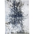 thumbnail image 1 of Feizy Gaspar Modern Abstract, Blue/Gray/White, 1'8" x 2'10" Accent Rug Easy Care Fade Resistant Stain Resistant Industrial Gradient & Ombre Design Carpet for Living Dining Bed Room, 1 of 7