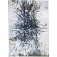 thumbnail image 1 of Feizy Gaspar Modern Abstract, Blue/Gray/White, 8' x 11' Area Rug Easy Care Fade Resistant Stain Resistant Industrial Gradient & Ombre Design Carpet for Living Dining Bed Room, 1 of 7