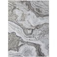 thumbnail image 1 of Feizy Gaspar Modern Abstract, Taupe/Gray/Blue, 1'6" x 1'6" Swatch Easy Care Fade Resistant Stain Resistant Industrial Watercolor Design Carpet for Living Dining Bed Room, 1 of 8