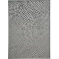 thumbnail image 1 of Feizy Gaspar Modern Polka Dots, Gray/Silver/Ivory, 1'8" x 2'10" Accent Rug Easy Care Fade Resistant Stain Resistant Casual Gradient & Ombre Design Carpet for Living Dining Bed Room, 1 of 7