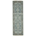 thumbnail image 1 of Feizy Home Collection 2.5' x 8' Blue and Gray Traditional Persian Hand Knotted Rectangular Wool Rug, 1 of 4