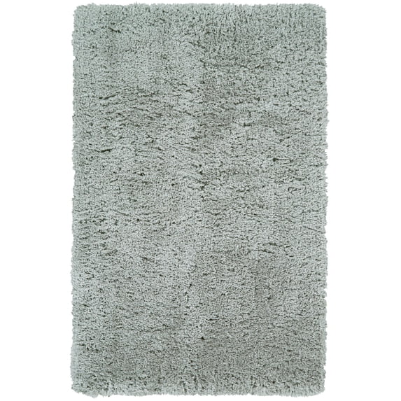 Feizy Home Collection 5' x 8' Gray Solid Rectangular Area Throw Rug