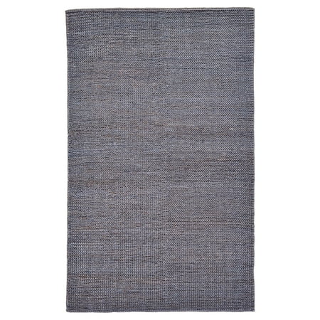 Feizy Home Collection 8' x 10' Blue Solid Hand Woven Rectangular Outdoor Area Throw Rug