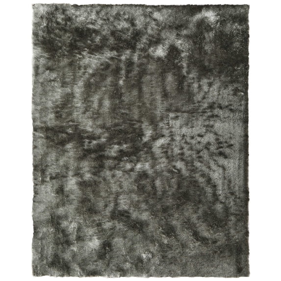 Feizy Indochine Modern Solid, Green, 7'6" x 9'6" Area Rug Sheen Fade Resistant Luxury & Glam Floor Rug for Living room Bedroom