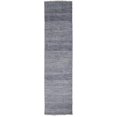 thumbnail image 1 of Feizy Janson Transitional Stripes, Blue/Gray, 2'6" x 10' Runner Sheen Fade Resistant Reversible Casual Solid Floor Rug for Living room Bedroom, 1 of 7
