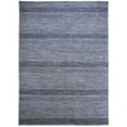 thumbnail image 1 of Feizy Janson Transitional Stripes, Blue/Gray, 7'9" x 9'9" Area Rug Sheen Fade Resistant Reversible Casual Solid Design Carpet for Living Dining Bed Room, 1 of 6