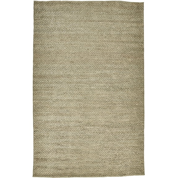 Feizy Kaelani Transitional Geometric, Tan/Gray, 5' x 8' Area Rug Handmade Reversible Casual Solid Design Carpet for Living Dining Bed Room