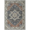 thumbnail image 1 of Feizy Kaia Transitional Medallion, Ivory/Blue/Red, 12' x 15' Area Rug Sheen Bohemian & Eclectic Persian Floor Rug for Living room Bedroom, 1 of 9