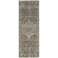 thumbnail image 1 of Feizy Kaia Transitional Medallion, Tan/Orange/Blue, 3' x 10' Runner Sheen Bohemian & Eclectic Oriental Floor Rug for Living room Bedroom, 1 of 8