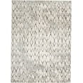 thumbnail image 1 of Feizy Kano Transitional Diamond, Ivory/Gray/Taupe, 1'6" x 1'6" Swatch Easy Care Stain Resistant Fade Resistant Global Distressed Design Carpet for Living Dining Bed Room, 1 of 7