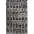 thumbnail image 1 of Feizy Kano Transitional Geometric, Gray/Black/Ivory, 6'7" x 9'6" Area Rug Easy Care Stain Resistant Fade Resistant Industrial Distressed Design Carpet for Living Dining Bed Room, 1 of 9