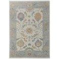 thumbnail image 1 of Feizy Karina Transitional Floral & Botanical, Ivory/Orange/Blue, 2' x 3' Accent Rug Easy Care Stain Resistant Fade Resistant Bohemian & Eclectic Bordered Design Carpet for Living Dining Bed Room, 1 of 9