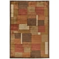 thumbnail image 1 of Feizy Keystone Transitional Color Block, Green/Brown/Orange, 7'9" x 9'9" Area Rug Sheen Handmade Fade Resistant Mid-Century Modern Patchwork Design Carpet for Living Dining Bed Room, 1 of 8